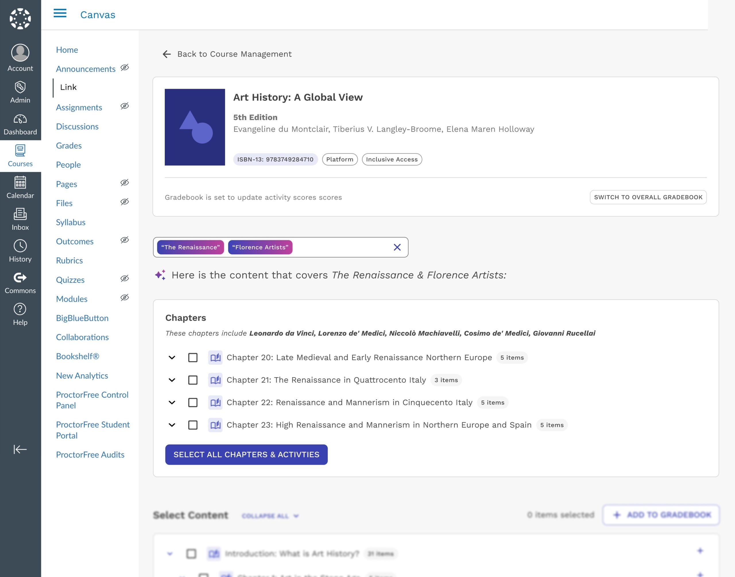 Content Selector - AI Search Results